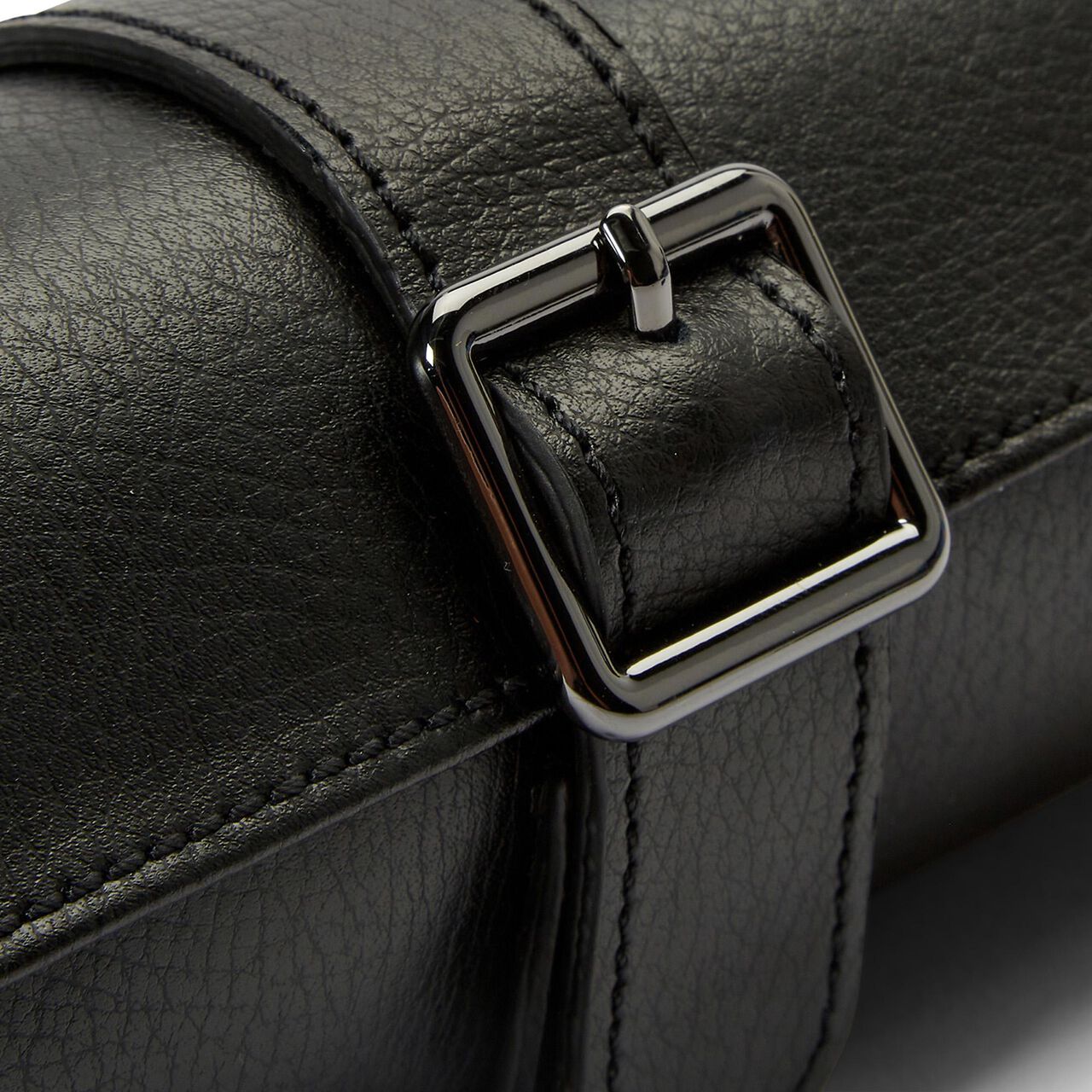 WOLF British Racing Black 3 Piece Watch Roll Closure image number 6